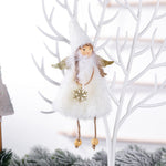 Neujahr Engel Puppe Weihnachtsbaum hängende Ornamente Dekor Weihnachten Elch Anhänger Dekoration für Zuhause